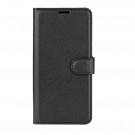 Lommebok deksel for Motorola Moto G 5G Plus svart thumbnail