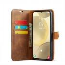 DG.Ming 2-i-1 Lommebok-deksel I Lær Samsung Galaxy S25 5G brun thumbnail