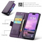 CaseMe Lommebok deksel for iPhone 16 Lilla thumbnail
