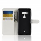 Lommebok deksel for HTC U12+ hvit thumbnail