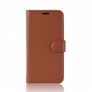 Lommebok deksel for Samsung Galaxy A71 brun thumbnail