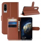 Lommebok deksel for Huawei P30 brun thumbnail