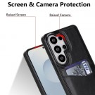Tech-Flex Deksel med plass til kort Samsung Galaxy S25 Ultra 5G svart thumbnail