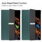 Deksel Tri-Fold Smart til Galaxy Tab S9 Ultra / S8 Ultra Grønn thumbnail