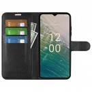Lommebok deksel for Nokia C32 svart thumbnail