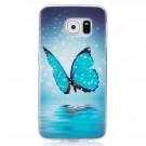 Fashion TPU Deksel Samsung Galaxy S6 Edge - Butterfly thumbnail