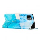 Lommebok deksel for Samsung Galaxy A22 5G blå marmor thumbnail