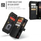 CaseMe multifunksjonell Lommebok deksel Samsung Galaxy S25 FE 5G svart thumbnail