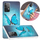 Fashion TPU Deksel for Samsung Galaxy A52 4G/5G/Galaxy A52s - Blue Butterfly thumbnail