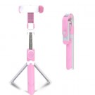 Selfiestang med Tripod og Bluetooth-fjernkontroll - Rosa thumbnail