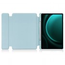 Deksel i lær Roterende til Samsung Galaxy Tab S9 FE+ plus Sky Blue thumbnail
