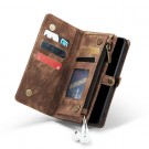 CaseMe 2-i-1 Lommebok deksel Samsung Galaxy S22+ plus 5G brun thumbnail