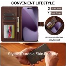 LC.IMEEKE Lommebok deksel for iPhone 18 Pro brun thumbnail