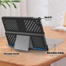 Deksel Tri-Fold Smart til Lenovo Tab Plus - Blå Marmor thumbnail