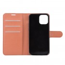 Lommebok deksel for iPhone 12 Pro Max brun thumbnail