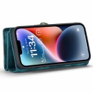 CaseMe 2-i-1 Lommebok deksel iPhone 15 blå thumbnail