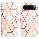 Lommebok deksel for Google Pixel 9/9 Pro 5G - Marmor mønster thumbnail