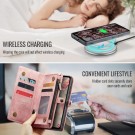 CaseMe 2-i-1 Lommebok deksel Samsung Galaxy S25 FE / S26 FE 5G rosa thumbnail
