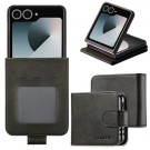 LC.IMEEKE Lommebok deksel for Samsung Galaxy Z Flip 7 5G svart thumbnail