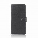 Lommebok deksel for HTC Desire 12 plus svart thumbnail