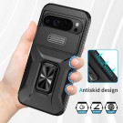 Tech-Flex TPU + PC Deksel med Ring Grep Google Pixel 9 Pro XL 5G svart thumbnail