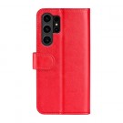 Lommebok deksel Premium for Samsung Galaxy S24 Ultra 5G rød thumbnail