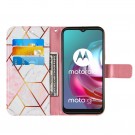 Lommebok deksel for Motorola Moto G30/G20/G10 - Marmor mønster thumbnail