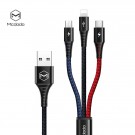 Mcdodo 3 i 1 8 Pin / Micro USB / Type-C kabel thumbnail