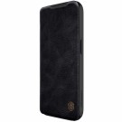 Nillkin Qin Pro flip deksel Camshield for iPhone 15 Plus svart thumbnail