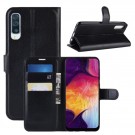 Lommebok deksel for Samsung Galaxy A50/A30s svart thumbnail
