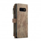 CaseMe retro multifunksjonell Lommebok deksel Samsung Galaxy S10 Plus brun thumbnail