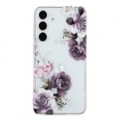 Fashion TPU Deksel for Samsung Galaxy A35 5G - blomster thumbnail