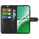 Lommebok deksel Premium for Oppo Reno 12 F svart thumbnail