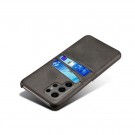 Tech-Flex TPU Deksel med PU-lær plass til kort Galaxy S25 Ultra 5G svart thumbnail