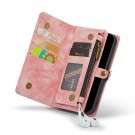 CaseMe 2-i-1 Lommebok deksel iPhone 13 rosa thumbnail
