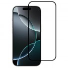 Herdet Glass skjermbeskytter heldekkende iPhone 16 Pro Max svart kant thumbnail