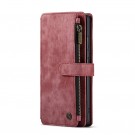 CaseMe retro multifunksjonell Lommebok deksel iPhone 14 rød thumbnail