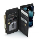 CaseMe Multifunksjonell Lommebok deksel iPhone 13 Mini svart thumbnail