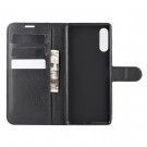 Lommebok deksel for Sony Xperia L4 svart thumbnail