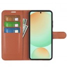 Lommebok deksel for Samsung Galaxy S25 FE 5G brun thumbnail