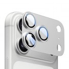 Kalebol kamerabeskyttelse Glass Metall til iPhone 17 Pro Max – Sølv thumbnail