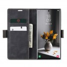 CaseMe flip Retro deksel for Samsung Galaxy S23 Ultra 5G svart thumbnail