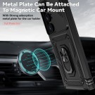 Tech-Flex TPU + PC Deksel med Ring Grep Samsung Galaxy S24 Ultra 5G svart thumbnail