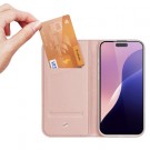 Dux Ducis Skin Pro Series Flip deksel iPhone 16 Pro Max Roségull thumbnail