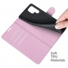 Lommebok deksel for Samsung Galaxy S22 Ultra 5G rosa thumbnail