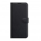 Lommebok deksel for Motorola Edge 20 svart thumbnail