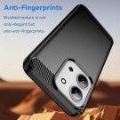 Tech-Flex TPU Deksel karbonfiber for Xiaomi Redmi 15C svart thumbnail