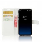 Lommebok deksel for Samsung Galaxy S8 Plus hvit thumbnail