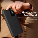 Smart Clear View Flip deksel Samsung Galaxy S22 5G - Svart thumbnail