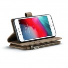 CaseMe retro multifunksjonell Lommebok deksel iPhone 7/8/SE (2020/2022) brun thumbnail
